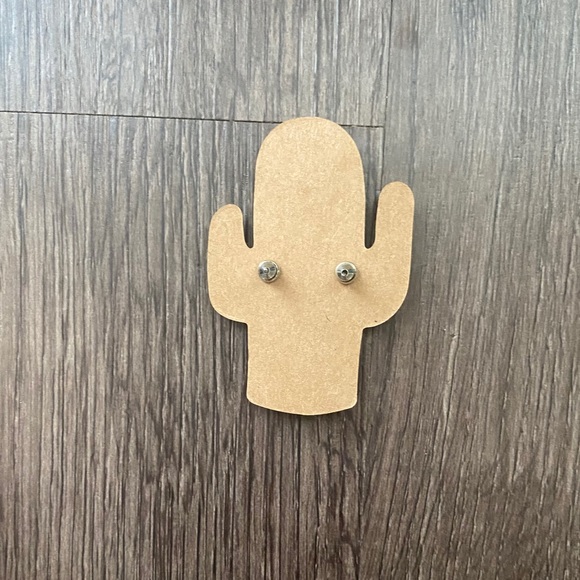 Mystic Rainbow Topaz Dainty Stud Earrings - Picture 3 of 5